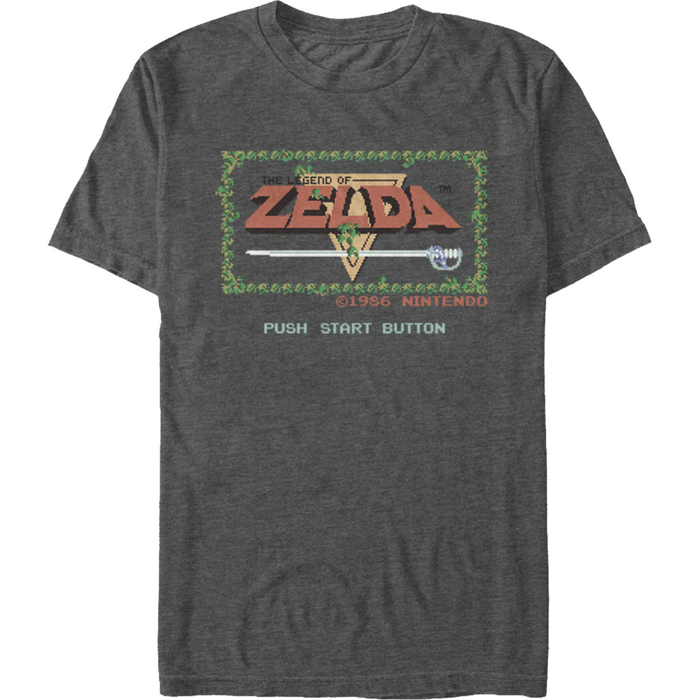 Start Screen Legend Of Zelda Tshirt